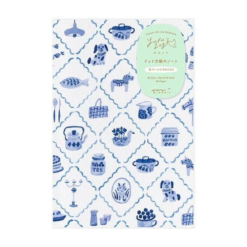 Yuru Log B6 Illustrated Notebook / MIDORI - Image 24