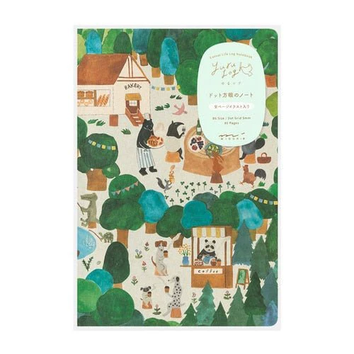 Yuru Log B6 Illustrated Notebook / MIDORI - Image 8